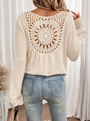 Chloé - Boho crocheted sweater