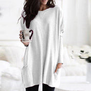 Women's Sweater Dress with Pockets