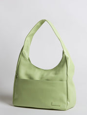 Minimalist Vegan Leather Hobo Shoulder Bag