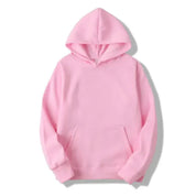 Casual Unisex Hoodie with Kangaroo Pocket and Hood