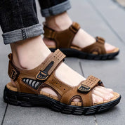Orthopedic Outdoor Sandals with Adjustable Straps for Men