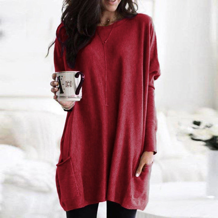 Women's Sweater Dress with Pockets
