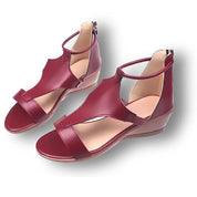 Comfort Sandals with Open Toe and Wedge Heel for Women