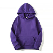 Casual Unisex Hoodie with Kangaroo Pocket and Hood