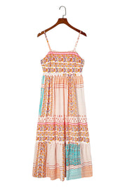 Talia - Boho Maxi Summer Dress with Spaghetti Straps