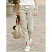 Comfortable Linen Pants With Loose Fit For Women