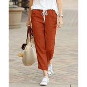 Comfortable Linen Pants With Loose Fit For Women