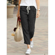 Comfortable Linen Pants With Loose Fit For Women