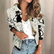 Liora - Printed Bomber Jacket