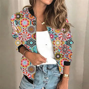 Liora - Printed Bomber Jacket