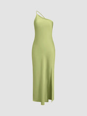 Mila-Rae - Women's Maxi Dress with Open Back and Split