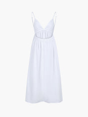Merel-Rose - Long dress with open back