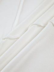 Elegant Slim Fit Ribbed Top for Women with Long Sleeves
