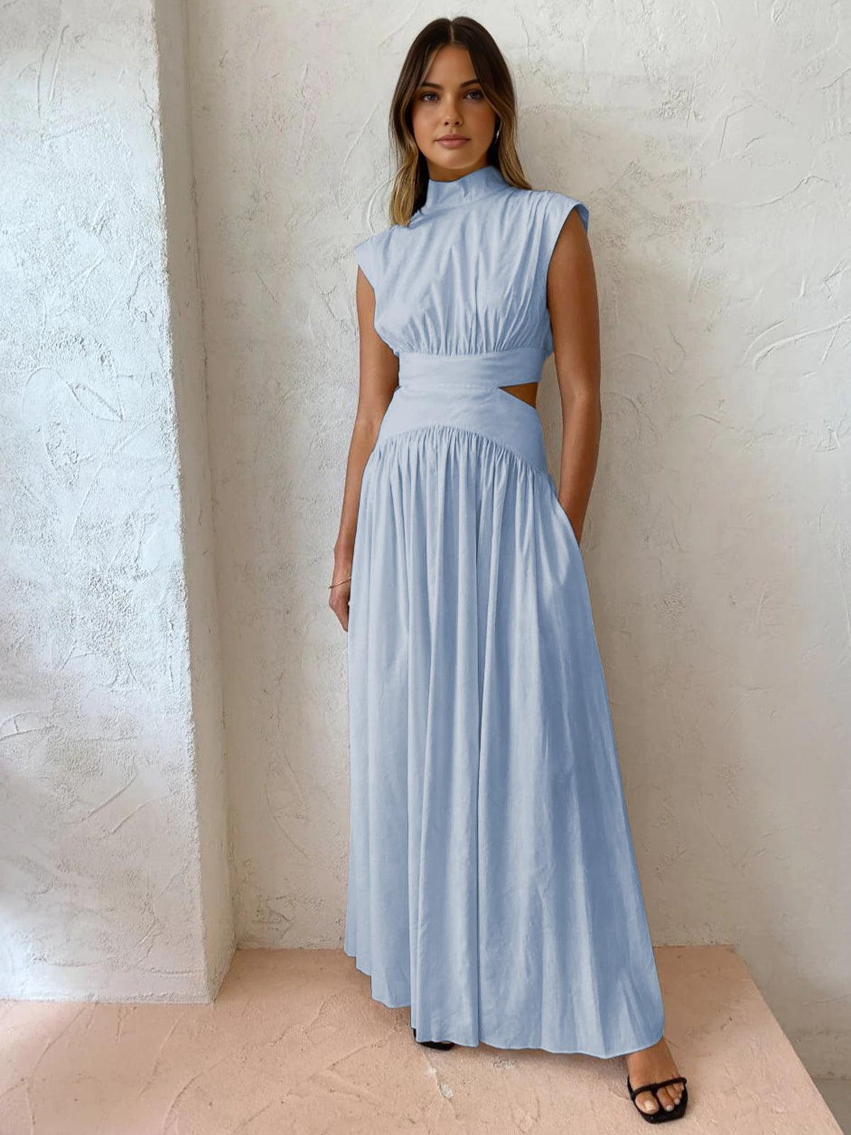 Noa - Maxi dress with stylish cut-out waist