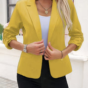 Fenna - Colored Blazer with Single Button