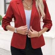 Fenna - Colored Blazer with Single Button