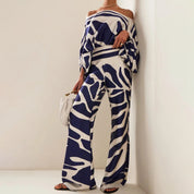 Elegant off-shoulder party jumpsuit with wide legs for women