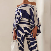 Elegant off-shoulder party jumpsuit with wide legs for women