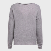 Loose Knitted V-Neck Women's Sweater