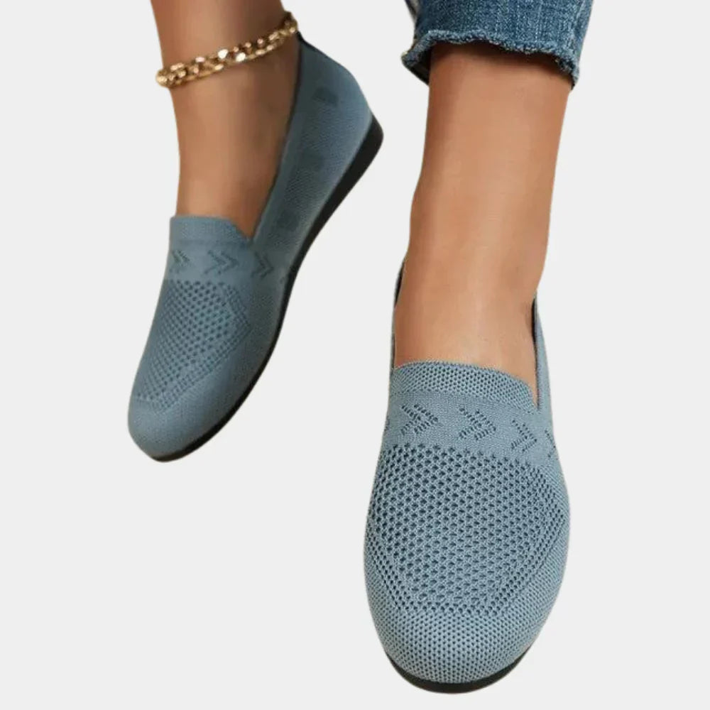 Lightweight Slip-On Shoes with Breathable Mesh for Women
