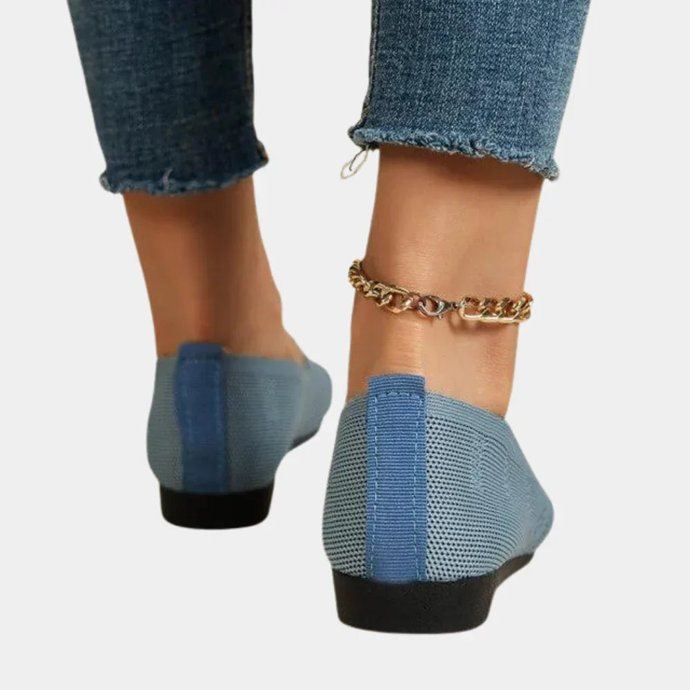 Lightweight Slip-On Shoes with Breathable Mesh for Women