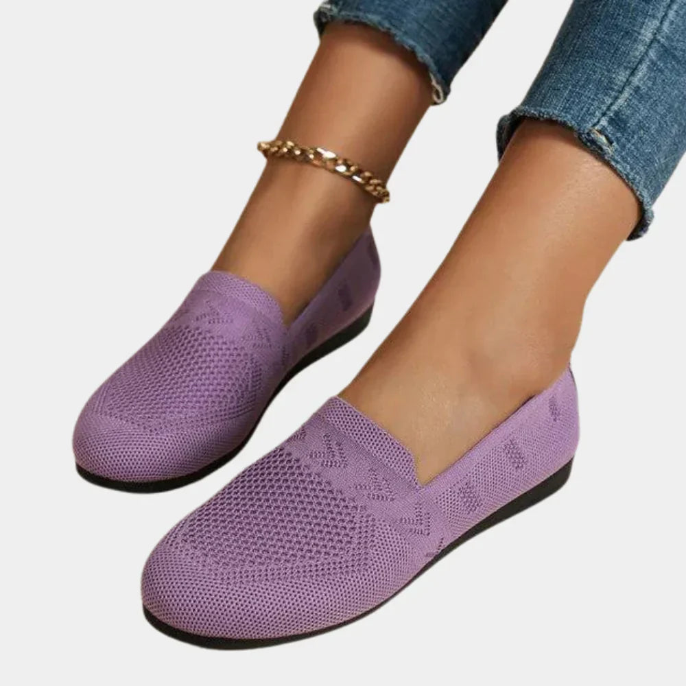 Lightweight Slip-On Shoes with Breathable Mesh for Women