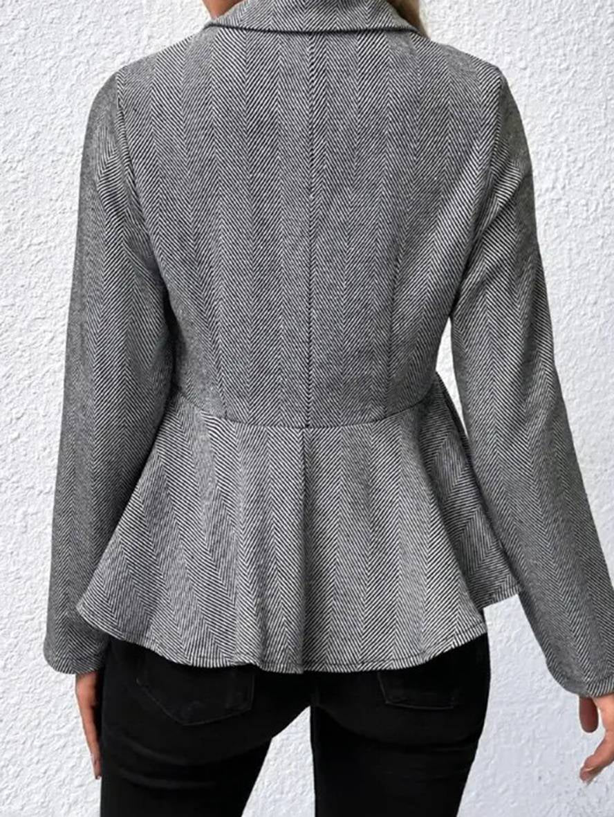 Elegant Tailored Women’s Peplum Blazer