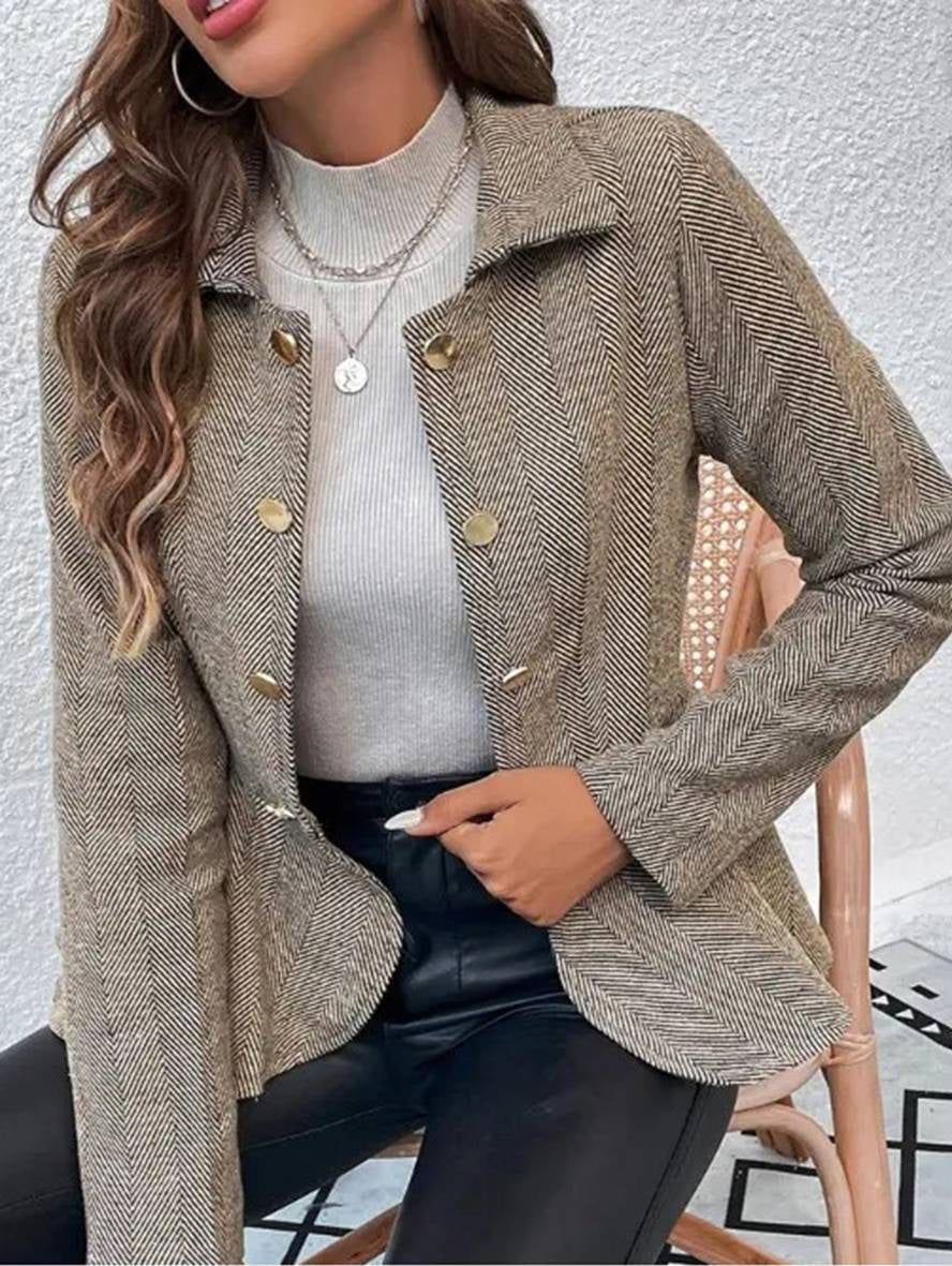 Elegant Tailored Women’s Peplum Blazer