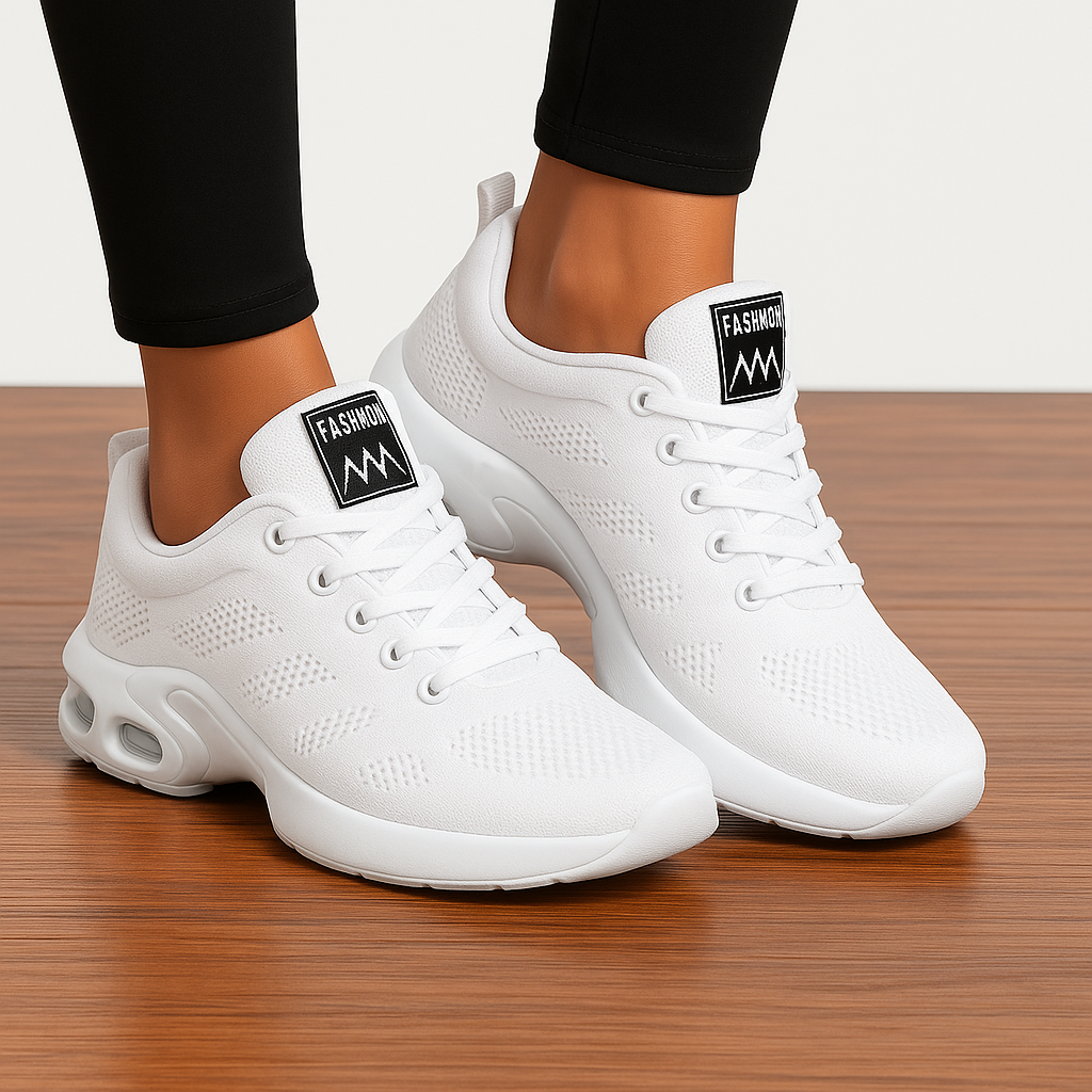 Lightweight Women's Walking and Work Sneakers with Orthopedic Sole
