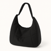 Oversized Shoulder Bag with Front Pockets