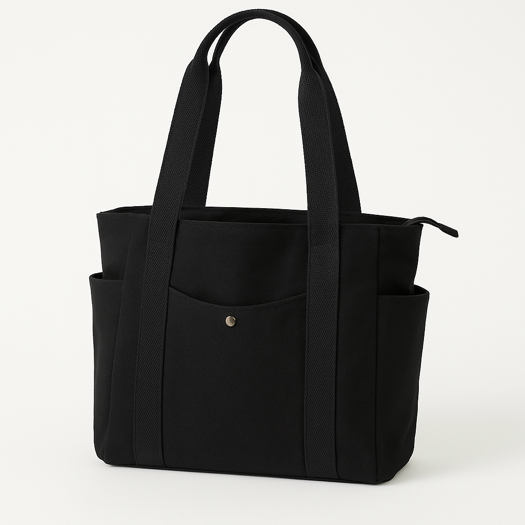 Soft Canvas Shoulder Bag - Tote Bag