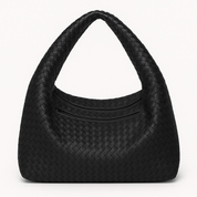 Braided Vegan Leather Handbag