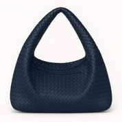 Braided Vegan Leather Handbag