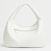 Braided Vegan Leather Handbag
