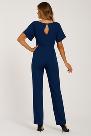 Jinte-Rose - Jumpsuit with bow detail