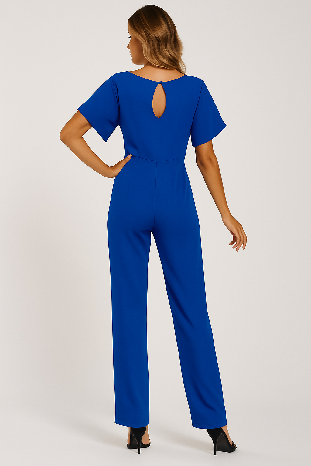 Jinte-Rose - Jumpsuit with bow detail