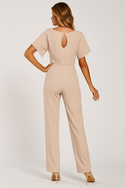 Jinte-Rose - Jumpsuit with bow detail