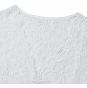 Fitted Edge Top with V Neck and Short Sleeves