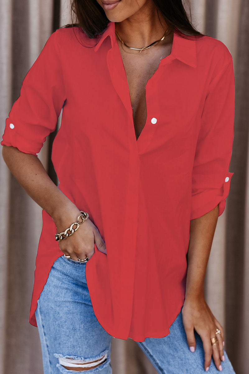 Oversized Blouse with Long Sleeves for Women