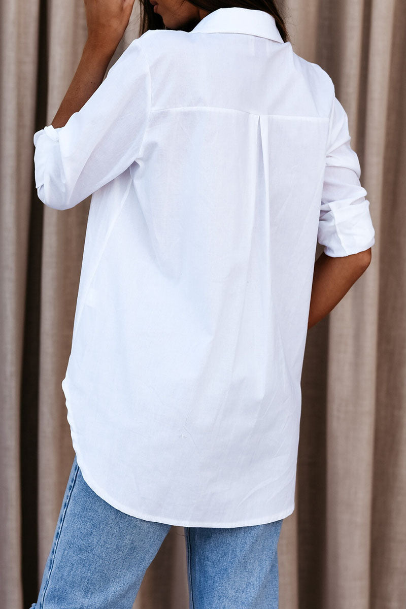 Oversized Blouse with Long Sleeves for Women