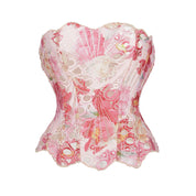 Lace Corset Top with Strapless Fit for Women