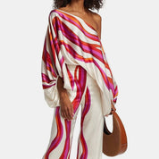 Elegant off-shoulder party jumpsuit with wide legs for women