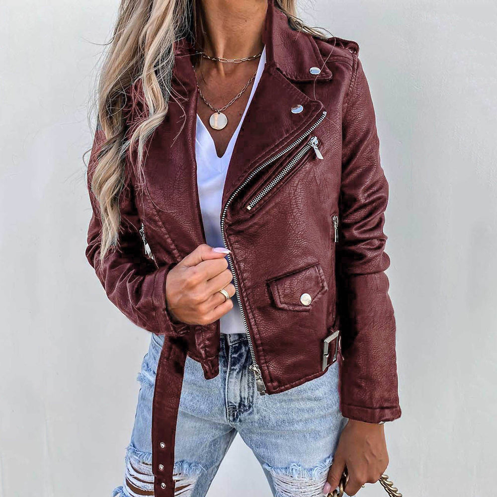Dalí - Classic Leather Biker Jacket