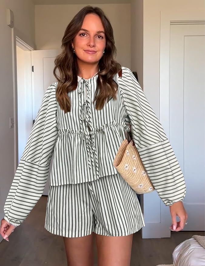 Selena - Summer sets with stripes