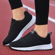 Sporty Sneakers With Breathable Mesh For Women