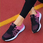 Sporty Sneakers With Breathable Mesh For Women