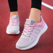 Sporty Sneakers With Breathable Mesh For Women