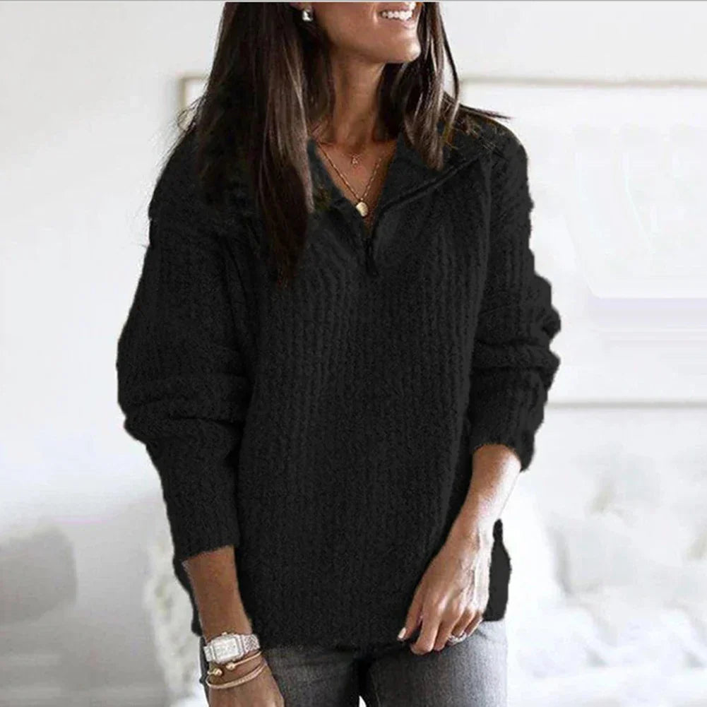 Women's Pullover with Half Zip