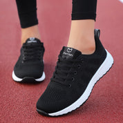 Sporty Sneakers With Breathable Mesh For Women