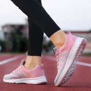 Sporty Sneakers With Breathable Mesh For Women